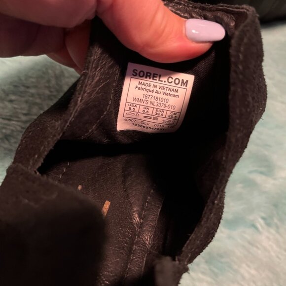 Black Sorel Bootie Women's Size 8.5 - Picture 7 of 7